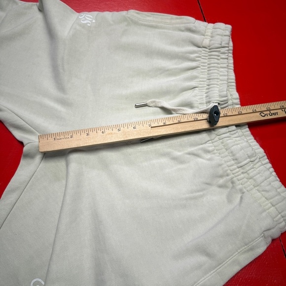 GIGGLY SQUAD PALE YELLOW WARM UPS TRACK PANTS I LET THE DAY GET AWAY FROM ME - Picture 5 of 7